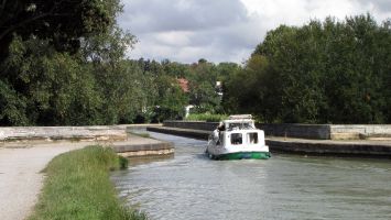 Canal du Midi, Kanalbrücke über den Fluß Orb 