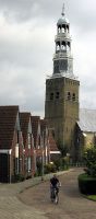 Der schiefe Kirchturm von Hindeloopen, Ijsselmeer