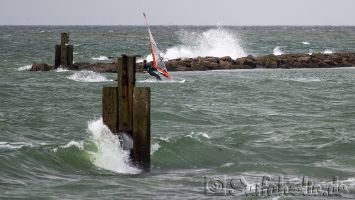 Windsurfen in Rennesse, Brouwersdam