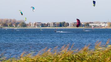 Windsurfen in Strand Horst / Harderwijk, November 2014