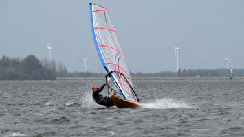 Windsurfen in Strand Horst, September 2011