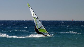 Tarifa, windsurfen bei Valdevaqueros